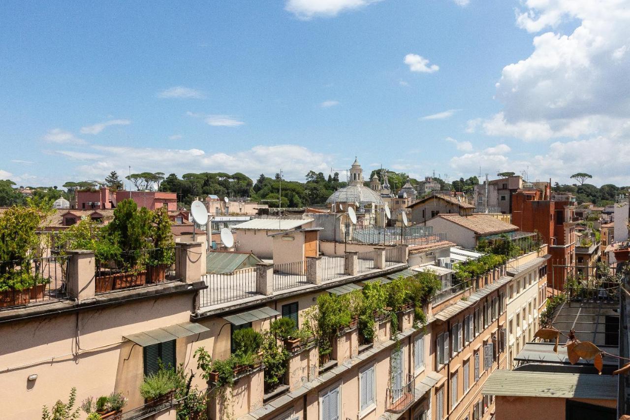 Lovely New Attic, Piazza Del Popolo! Rom Exteriör bild